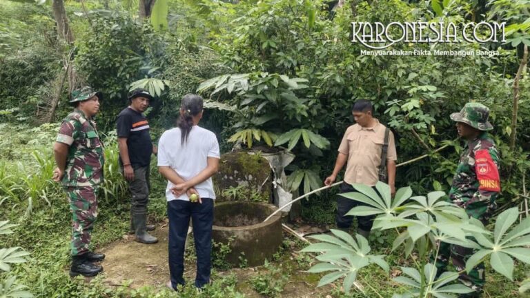 Dandim 0709 Kebumen meninjau sumber air program TMMD di Desa Somagede