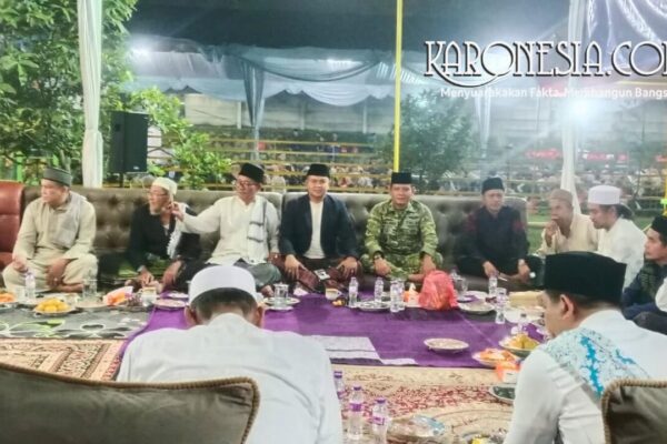 aparat TNI Polri Panongan hadir haul warga jelang Ramadhan