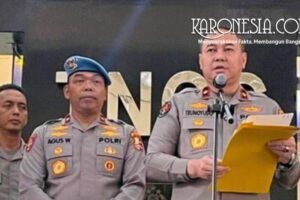 Brigjen Pol Trunoyudo Wisnu Andiko menyampaikan hasil sidang etik AKBP Didik dalam konferensi pers di Mabes Polri