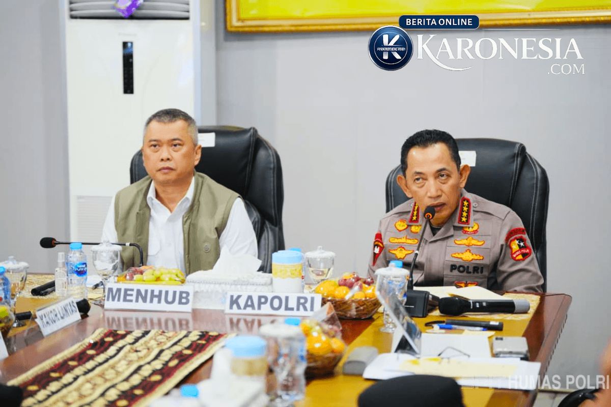 Menhub dan Kapolri rapat arus balik