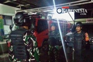 Rumah Kosong Ditinggal Mudik, Babinsa Kodim Tangerang Patroli Malam Jaga Keamanan