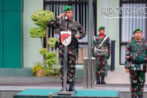 Dandim 0507/Bekasi memimpin Upacara Awal Bulan di Makodim