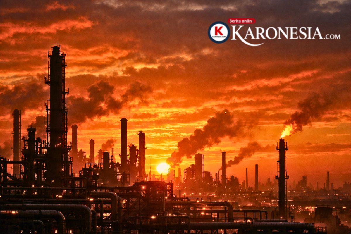 ilustrasi kilang minyak krisis energi global dampak perang Iran Israel 2026