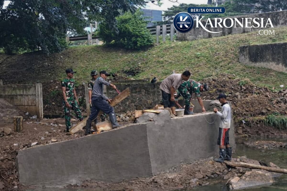 Pembangunan Jembatan Garuda Tangerang oleh TNI