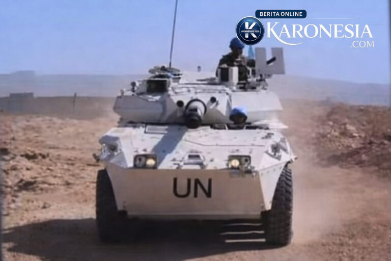 Kendaraan UNIFIL di Lebanon selatan