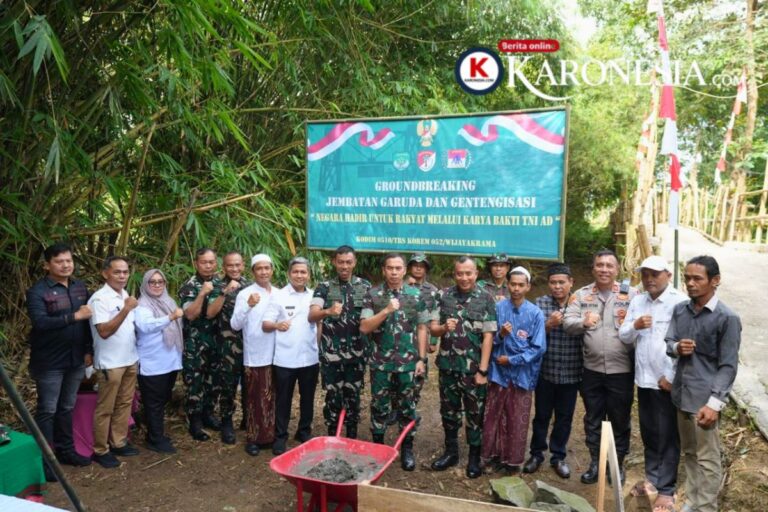 Pangdam Jaya memimpin groundbreaking Jembatan Garuda dan program gentengisasi di Tigaraksa Tangerang