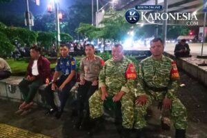 Patroli Koramil Ciracas Antisipasi Gangguan Kamtibmas Malam Minggu