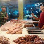 Koramil 06/Trs Pantau Sembako di Pasar Gudang, Minyak dan Cabai Tinggi