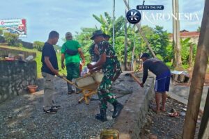 Jembatan Garuda 90 Persen Rampung, Sinergi TNI dan Warga Jadi Kunci