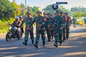 Kodim 0507/Bekasi Uji Fisik Serentak Prajurit dan Babinsa
