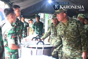 Pangdam V/Brawijaya Tinjau Yon TP 933 Nganjuk, Tekankan Standar Gizi Prajurit