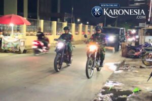 Patroli Malam TNI, Koramil Sepatan Intensifkan Pengamanan Titik Rawan