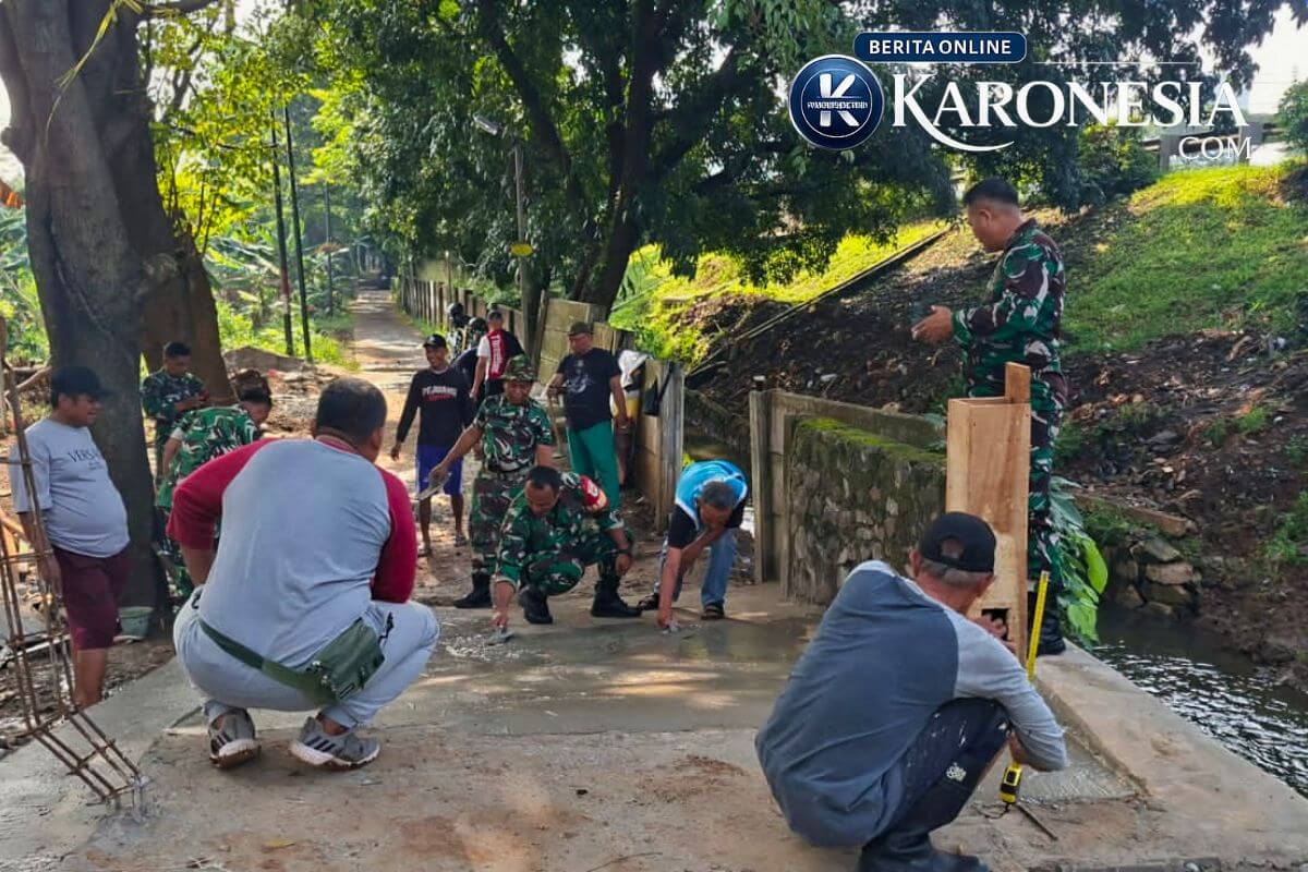 Pengerjaan Jembatan Garuda di Tangerang