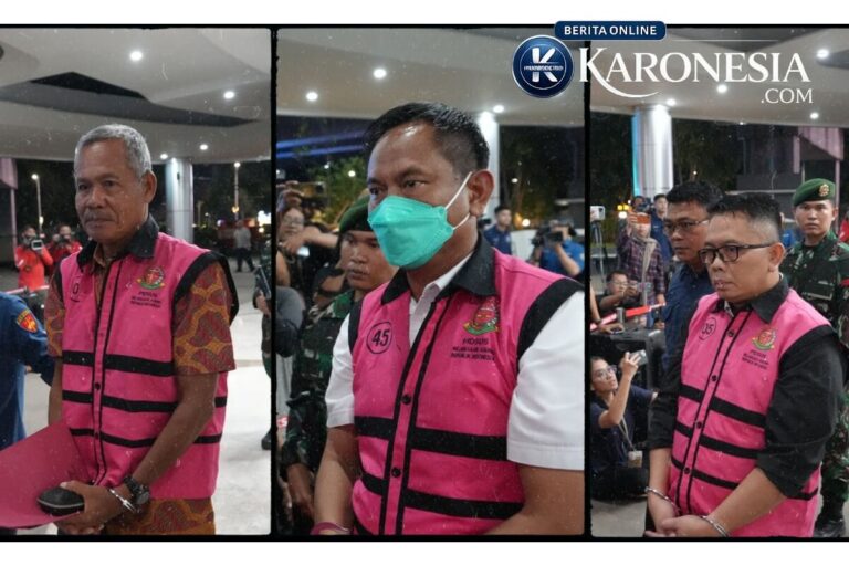 Tiga tersangka kasus korupsi tambang batu bara PT AKT