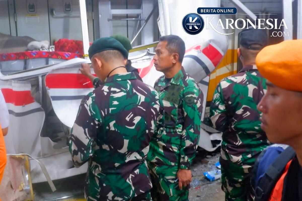 Dandim Bekasi tinjau lokasi tabrakan