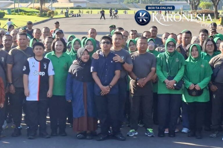 Prajurit Kodim 0501 halal bihalal di Monas