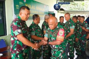 Hangatnya Silaturahmi Prajurit Koramil 01 Tangerang Usai Lebaran