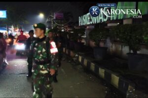 Amankan Wilayah, Koramil 09/Mauk Lakukan Patroli Rutin Menggunakan Kendaraan Taktis Maung