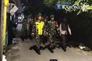 Patroli Malam Kranji Jaga Wilayah Tetap Kondusif