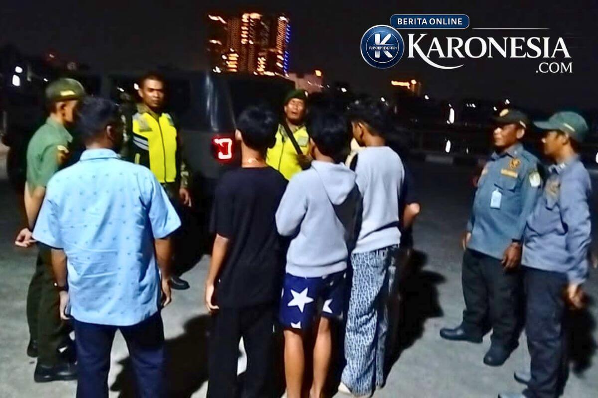 Patroli sinergi TNI Kranji Bekasi