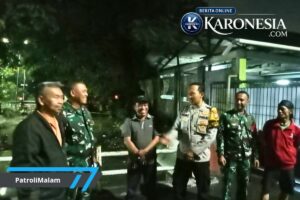 Patroli Siskamling TNI-Polri di Cakung Ciptakan Rasa Aman
