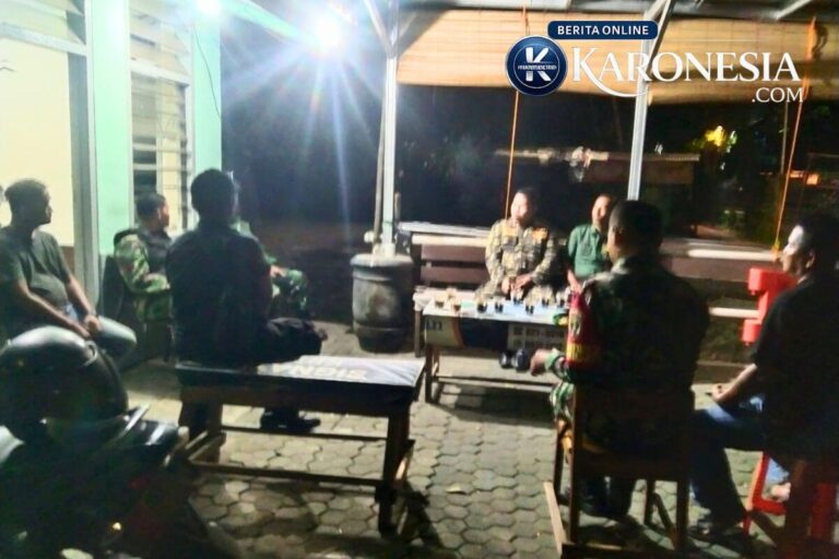 Patroli malam Koramil 05 Ciputat bersama warga