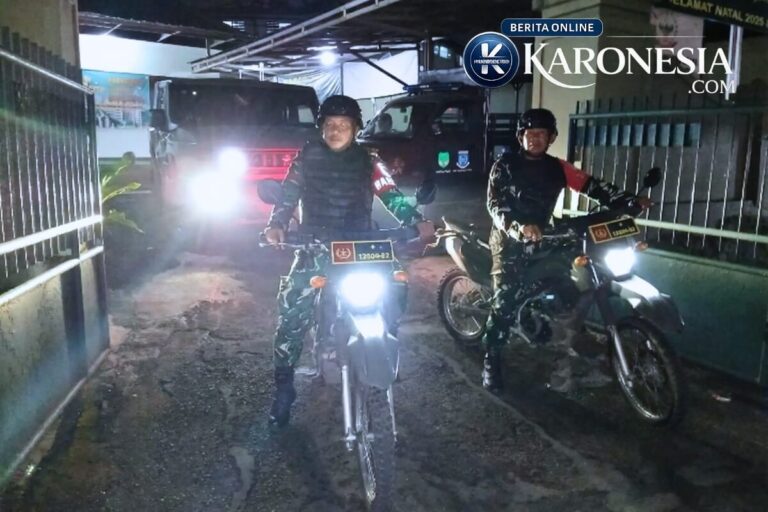 Patroli malam Koramil 05 Ciputat