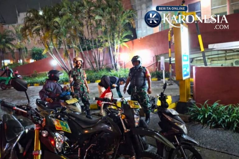 Babinsa patroli malam