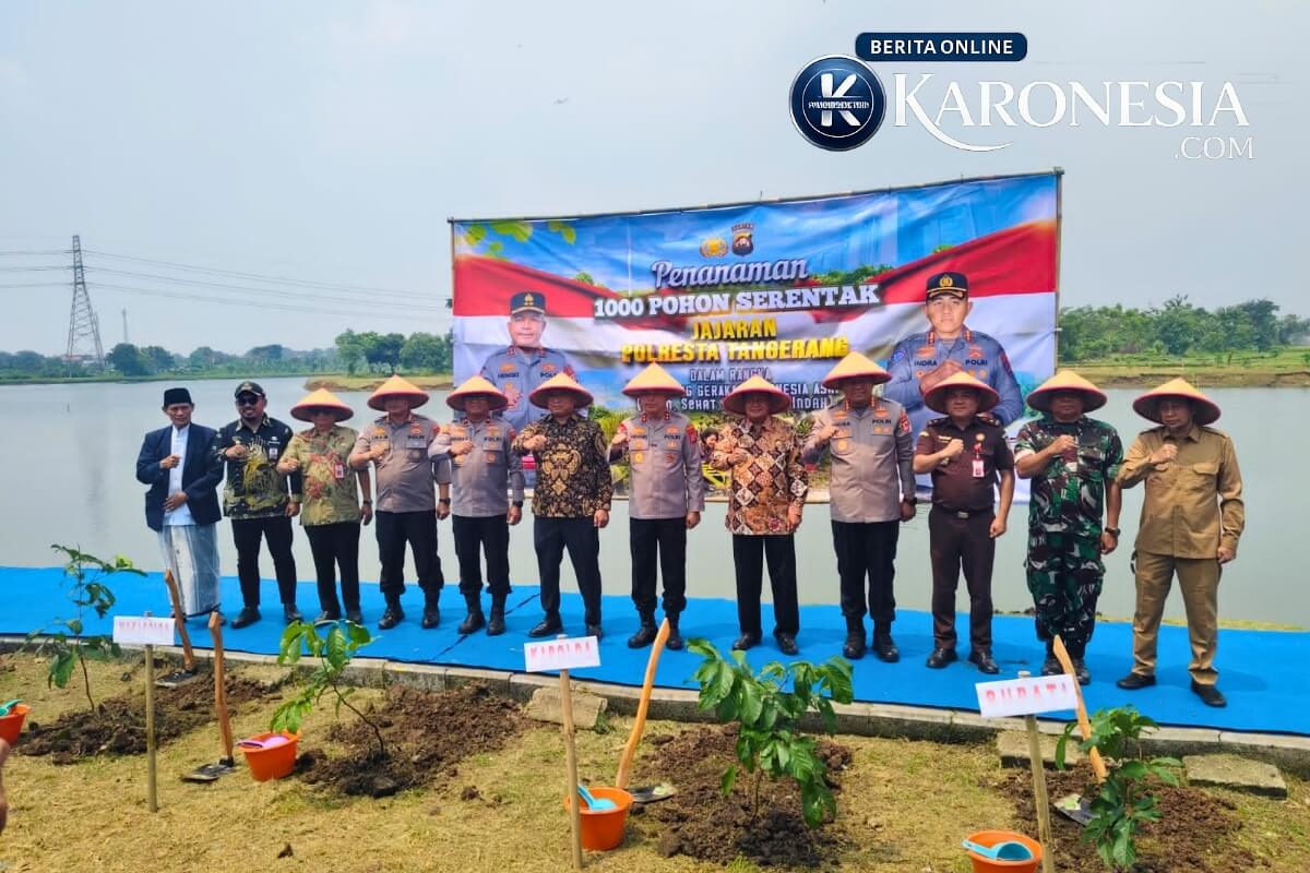 Kegiatan penanaman pohon di Tangerang