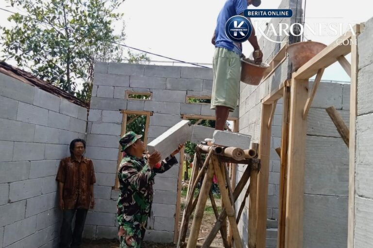 pembangunan RTLH Kresek 35 persen