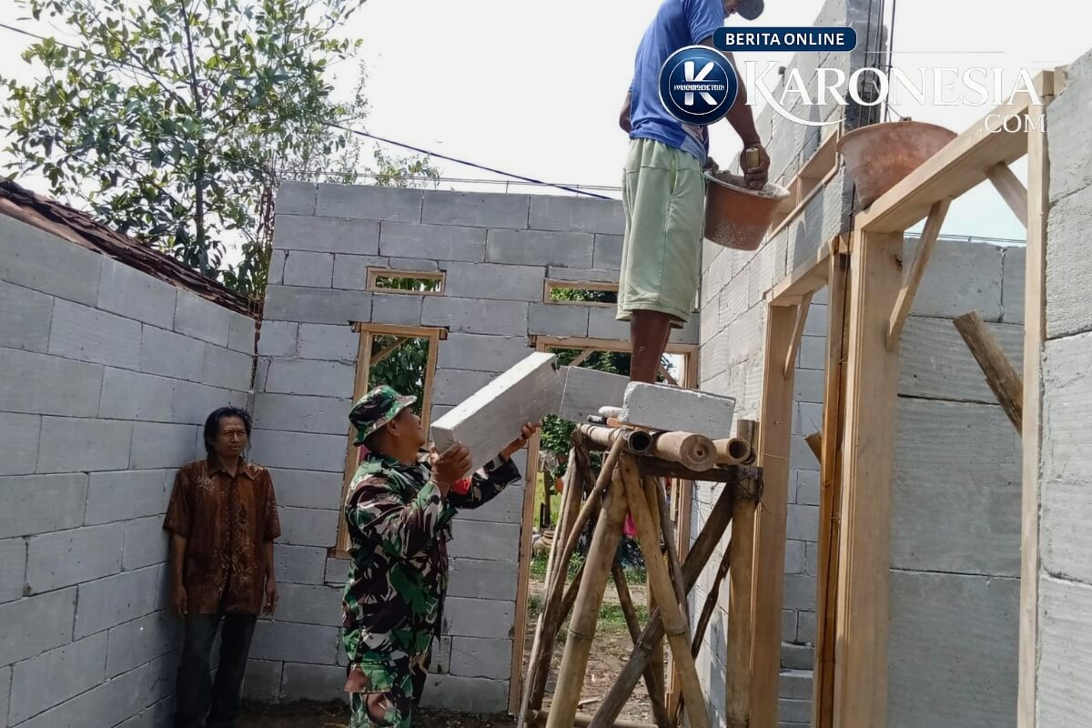 pembangunan RTLH Kresek 35 persen