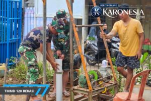 Penantian Panjang Berakhir, Tetes Air Bersih dari Sumur Bor TMMD Basahi Harapan Warga Bekasi