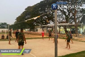 TMMD 128 Olahraga Bersama Warga