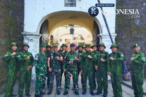 Dari Medan Tugas, Satgaster Koops TNI Habema Bersihkan Benteng Rotterdam