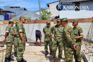 Kaster TNI Tinjau Pembangunan Koperasi Merah Putih di Bekasi