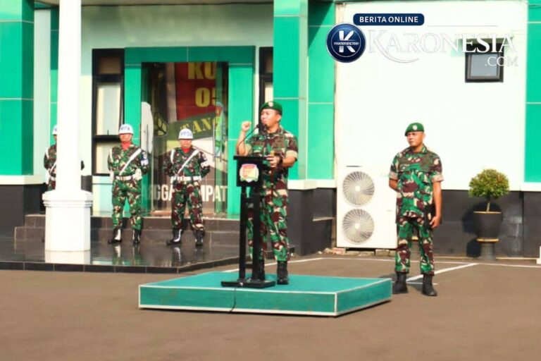 Dandim 0506 pimpin upacara Senin