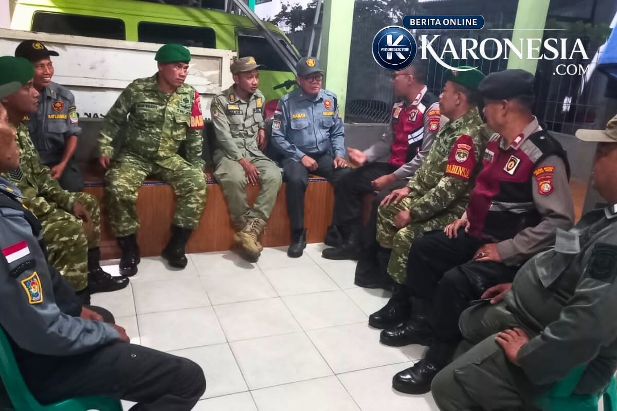 Babinsa Koramil Bantar Gebang patroli malam