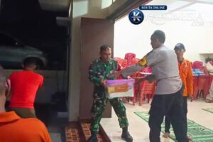 Puting Beliung Rusak 39 Rumah, Babinsa Pelda Satria WK dan BPBD Bergerak Cepat