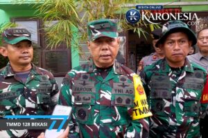Wasev Mabesad Apresiasi TMMD 128 Bekasi, Capaian Fisik Dinilai Tepat Sasaran