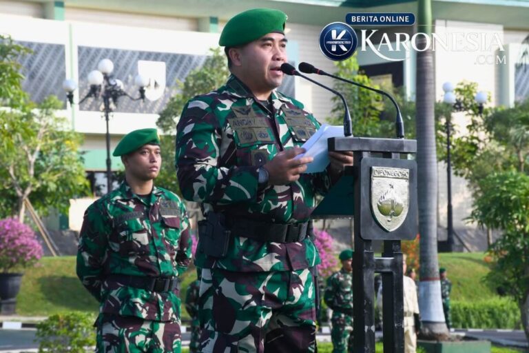 Kasdam IV Diponegoro Brigjen TNI Andhy Kusuma pimpin upacara 17-an Makodam