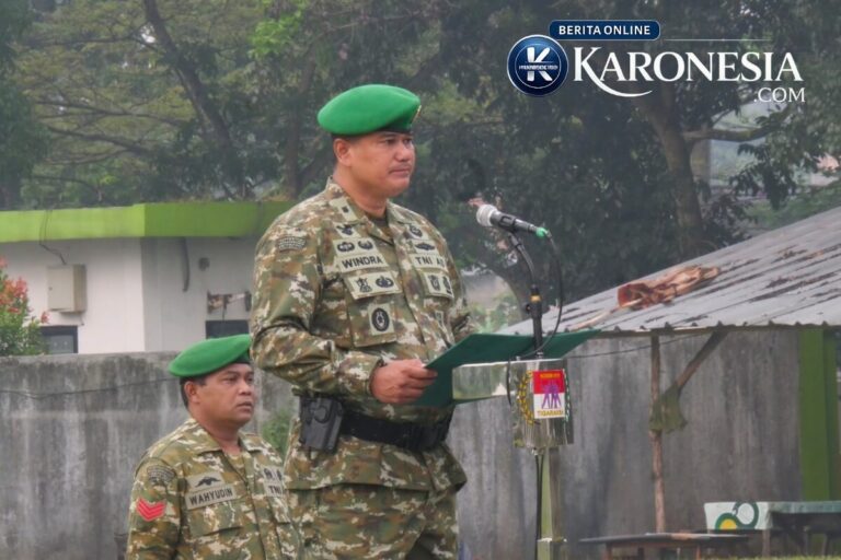 Kasdim 0510 Windra membacakan amanat Harkitnas 2026