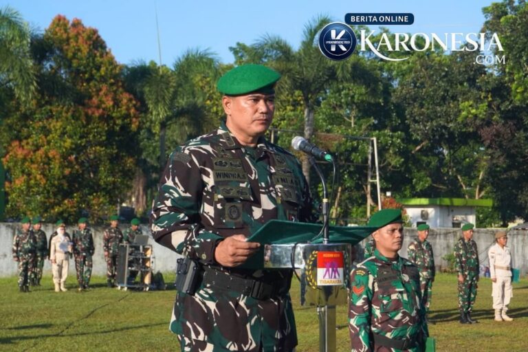 Kasdim Trs bacakan amanat Kasad Mei 2026