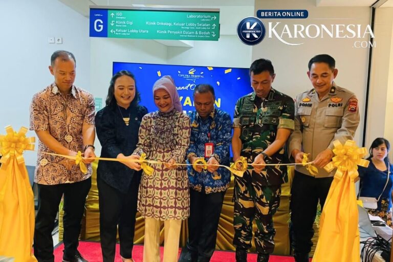 Dandim 0510/Trs Letkol Inf Yudho Setyono saat peresmian fasilitas MRI di Ciputra Hospital Citra Raya Tangerang.