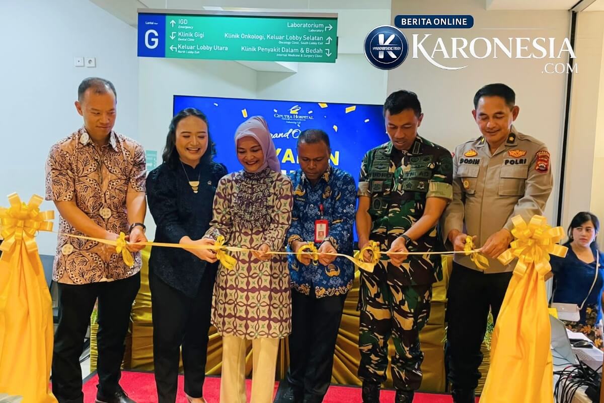Dandim 0510/Trs Letkol Inf Yudho Setyono saat peresmian fasilitas MRI di Ciputra Hospital Citra Raya Tangerang.