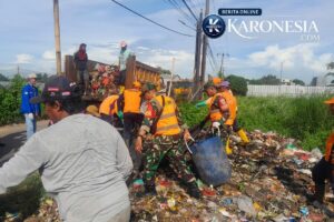 Satgas Sampah Kodim 0510 Serbu Tenger Batu Rajeg, Warga: Jalannya Kini Enak Dipandang