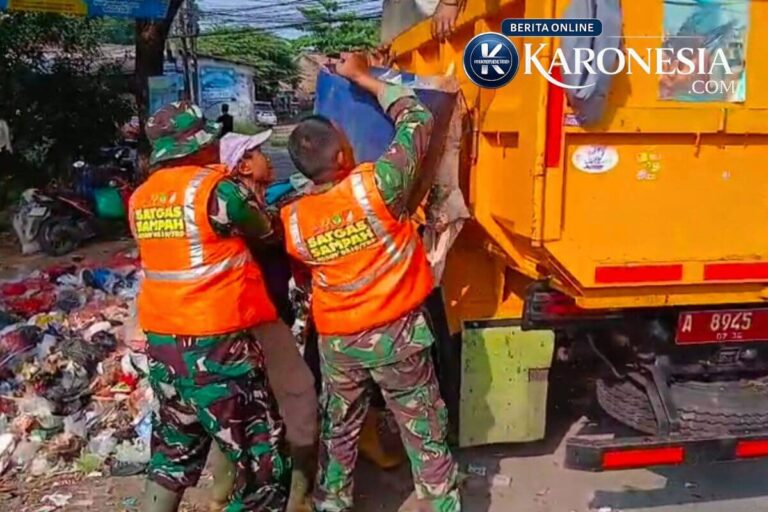 Satgas Sampah TNI bersihkan Sepatan
