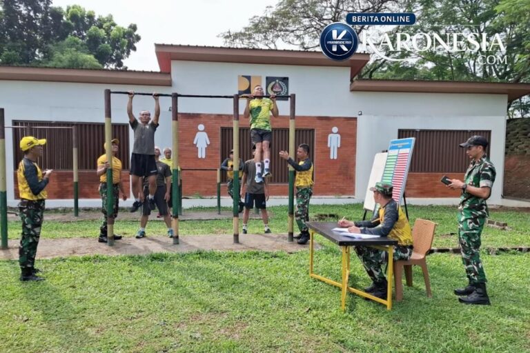 Tes kesamaptaan jasmani prajurit Korem 052/Wijayakrama tahun 2026