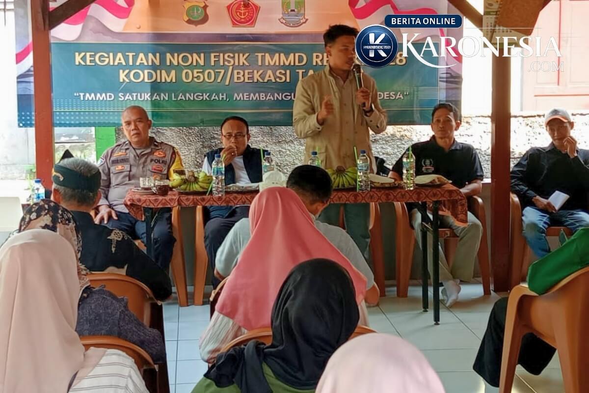 Penyuluhan TMMD Ke-128 Kodim Bekasi