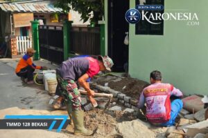 TMMD 128 Bekasi Rampungkan Rumah Layak Warga Tak Mampu