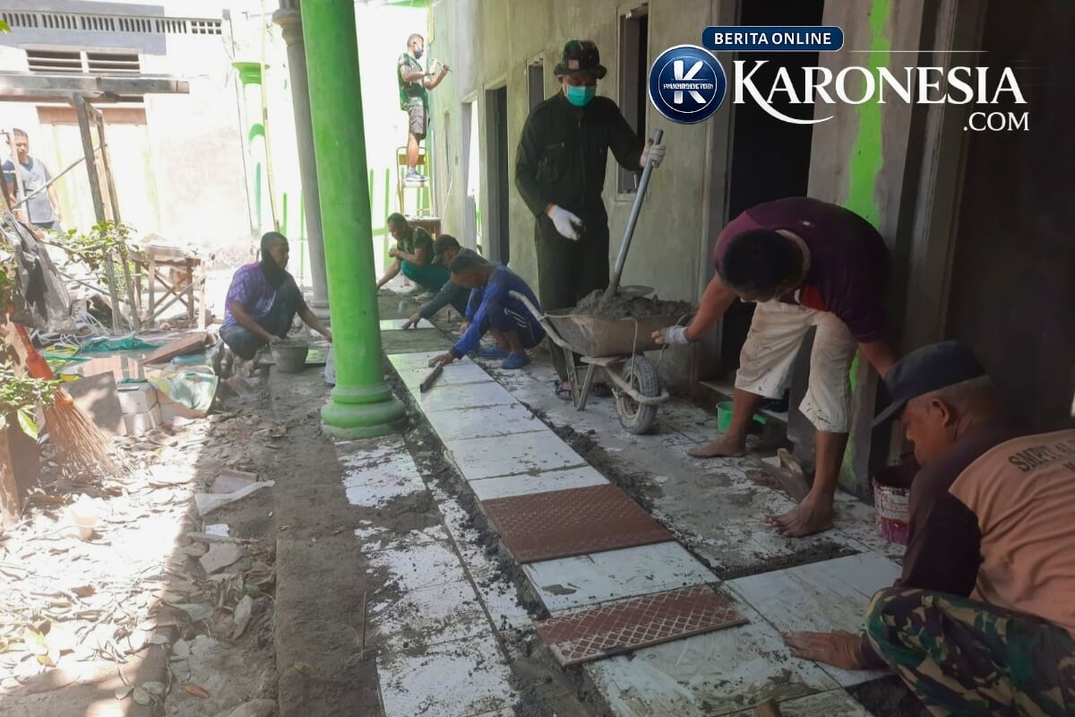 TNI renovasi panti asuhan Kanzul Huda Ponorogo